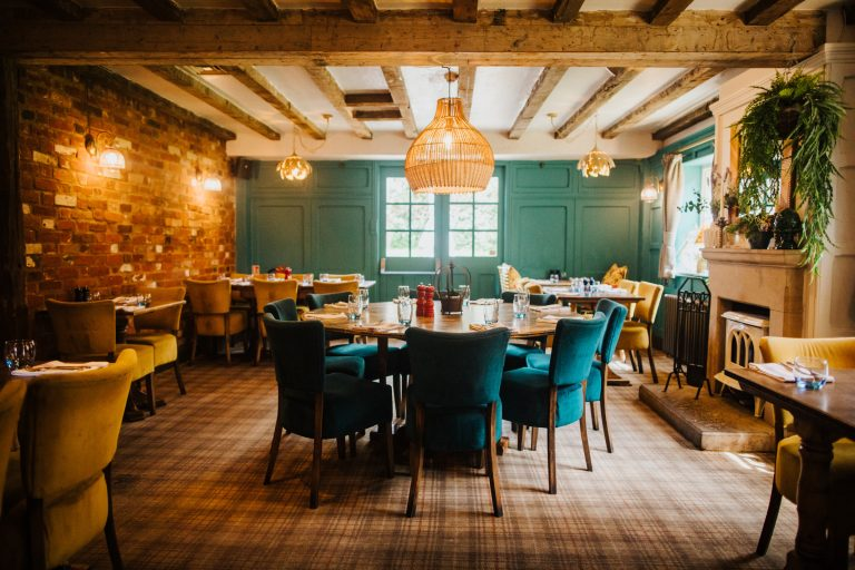 The Green Man pub interior